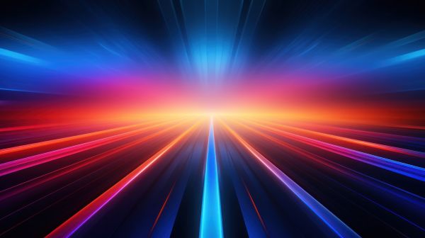 Colored Explosion Abstract World of Lines Background Free Image