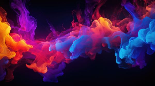 Colorful Ink Background Wallpaper Free Image