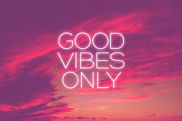 Good Vibes Only Free Photo