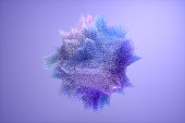 Abstract particle background