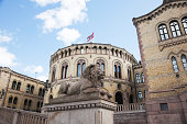 Norwegian parliament bulding.