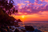 Sunset on beach
