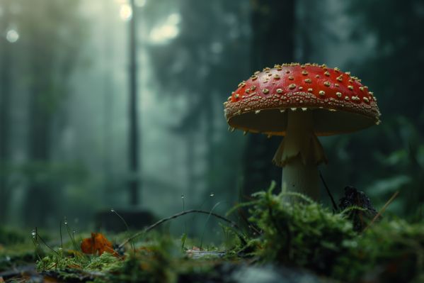 Red Mushroom Amanita Free Image