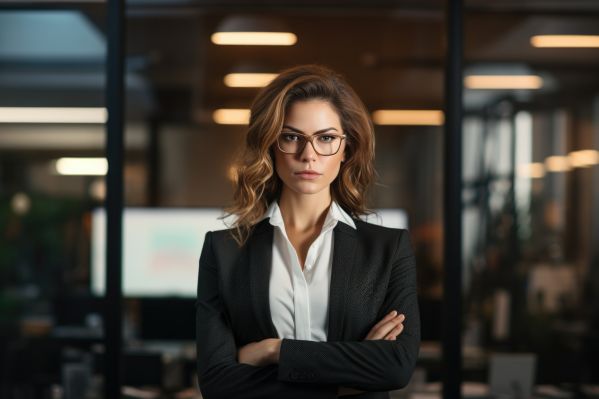 Secretary Portrait Free Stock Photo