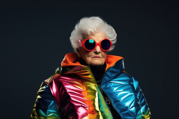Super Stylish Grandma Free Image