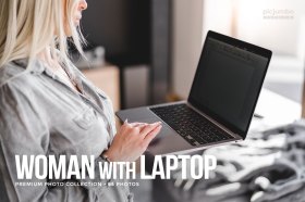 Woman with Laptop Collection